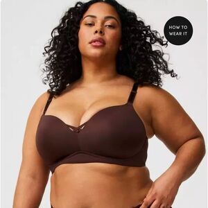 Torrid Dream wire free Push up bra 360 back smoother 
Size 46DD
